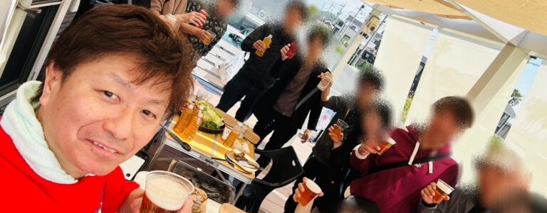 保養所にて慰労会を開催しました
